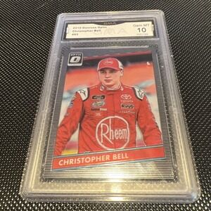CHRISTOPHER BELL 2019 DONRUSS OPTIC # 82 GRADED 10 L@@@K
